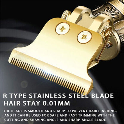 Beard Trimmer Hair Clippers Cordless Rechargeable Hair Cutting Barber Shaving Machine For Men USB Charging