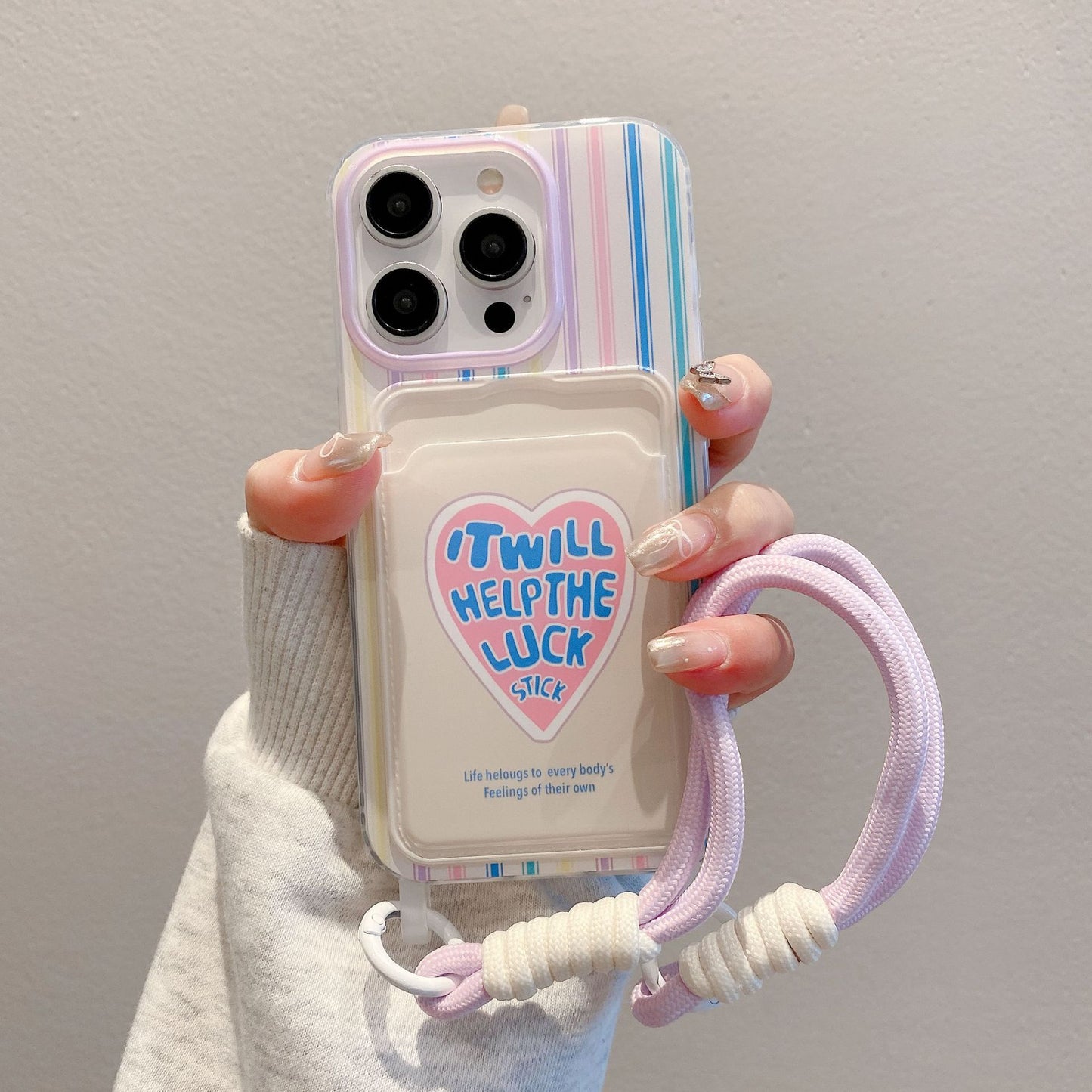 Phone Case with Lanyard and Card Holder Protective Case