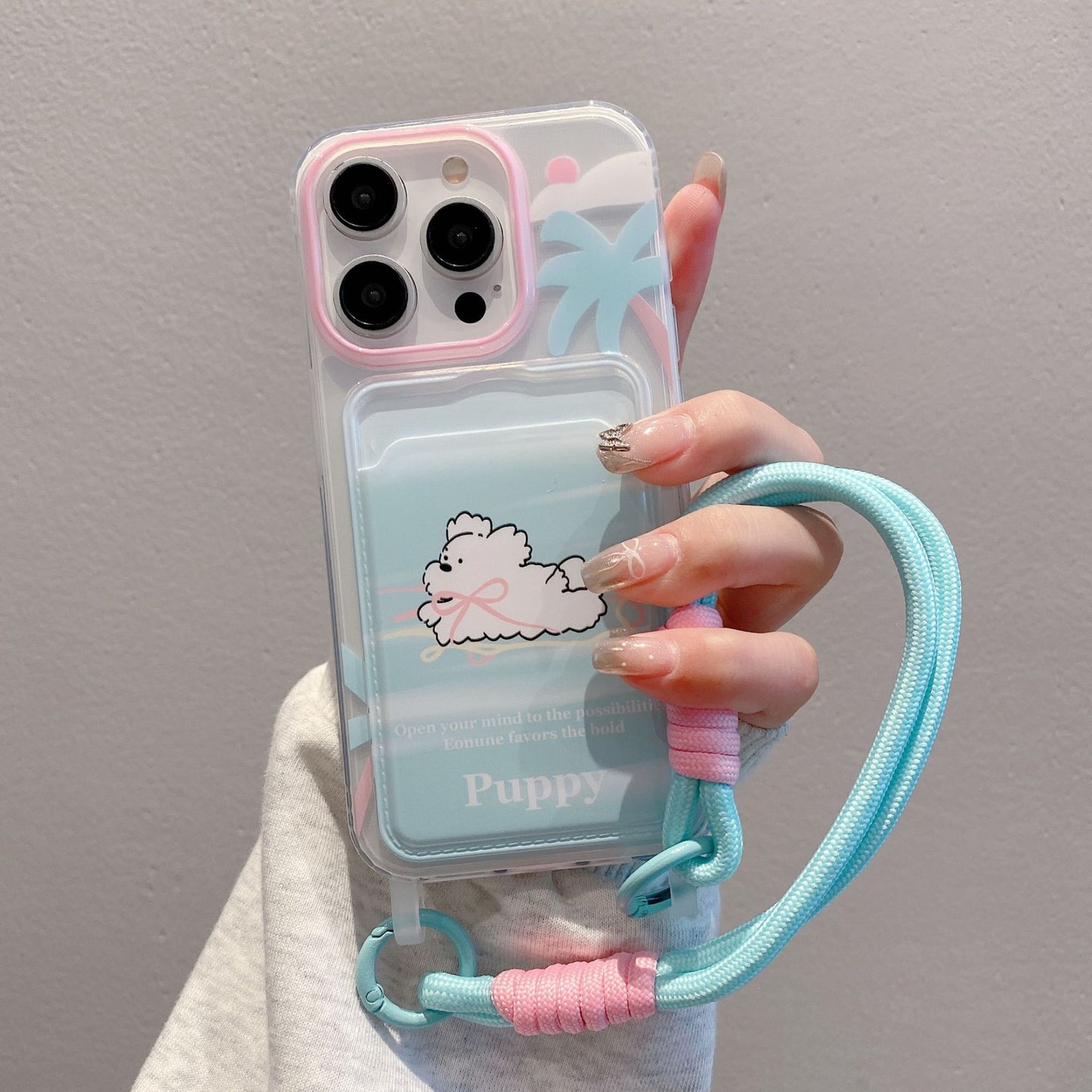 Phone Case with Lanyard and Card Holder Protective Case