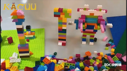 1000 Pieces DIY Creative Building Blocks Bulk Sets City Classic Bricks Assembly Brinquedos Educational Toys for Children